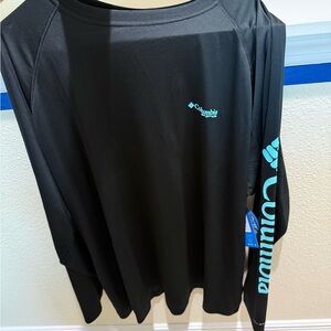 Columbia Black Omni-Shade Long Sleeve Top